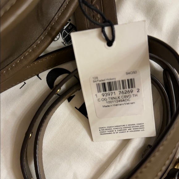 New with tags - Coach 1941 Turnlock Curved Top handle Handbag in faded hickory - Picture 10 of 10